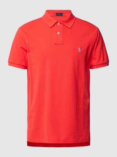 Polo Ralph Lauren Regular Fit Poloshirt mit unifarbenem Design Rot 2