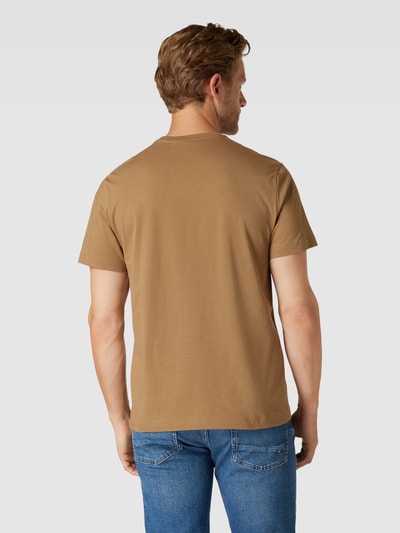 Lacoste T-Shirt mit Logo-Patch Camel 5