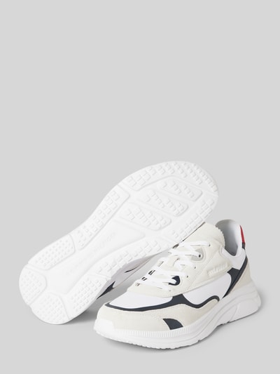 Tommy Hilfiger Sneakers van leermix, model 'MODERN' Wit - 4