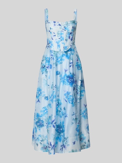 Produktfoto, Damen Midikleid aus Lyocell-Mix Modell 'Lilah' von Bardot mit Taillierter Passform, Floraler Allover-Print, Ärmelloses-Design.