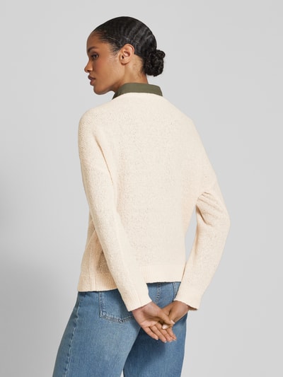 (The Mercer) N.Y. Strickpullover mit gerippten Abschlüssen Sand Melange 5