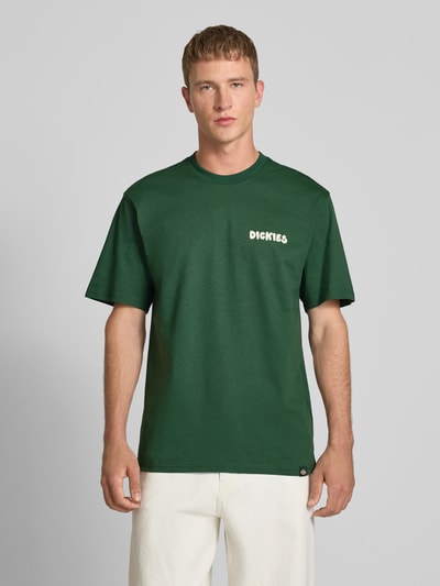 Dickies T-Shirt mit Label-Print Modell 'GORDONSVILLE' Dunkelgruen 4