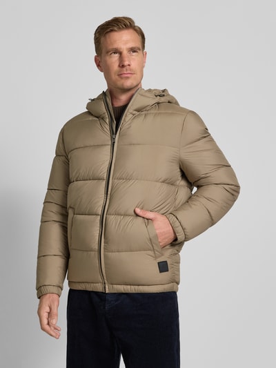 MCNEAL Steppjacke mit Kapuze und Eingrifftaschen Stein 4