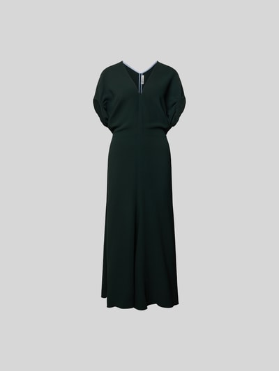 Victoria Beckham Maxikleid mit V-Ausschnitt Black 2