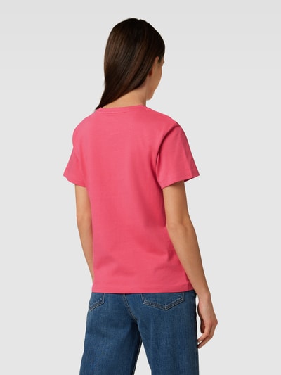 Marc O'Polo T-Shirt mit Label-Print Pink 5