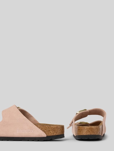 Birkenstock Slides mit Dornschließen Modell 'Arizona' Rosa 2