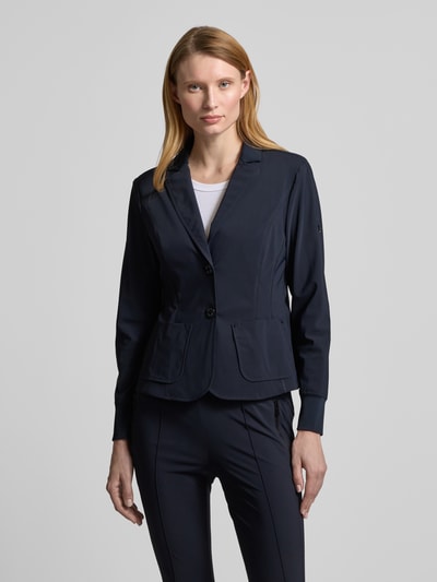 Marc Cain Blazer met steekzakken Marineblauw - 4