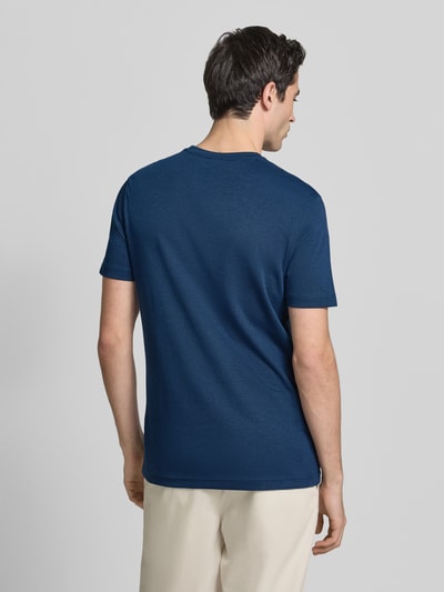 Christian Berg Men T-shirt z okrągłym dekoltem i Brustaszą Ciemnoniebieski 5