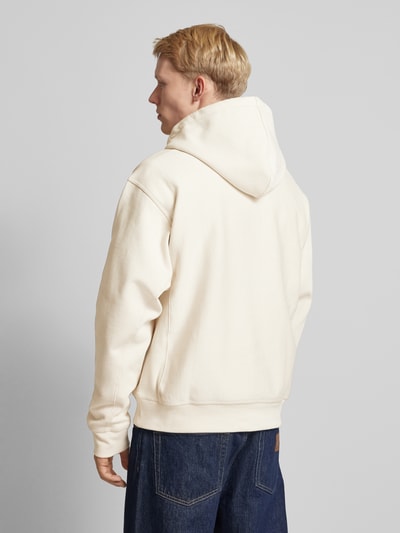 Carhartt Work In Progress Hoodie mit Label-Stitching Modell 'AMERICAN SCRIPT' Offwhite 5