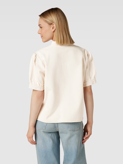 Jake*s Casual Blusenshirt mit V-Ausschnitt Offwhite 5