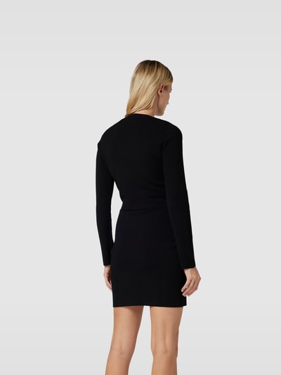 Victoria Beckham Cropped Strickjacke aus Viskose-Mix Black 5