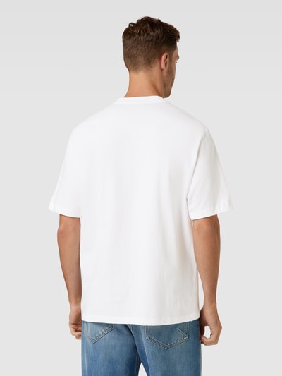 Michael Kors T-shirt met labeldetail, model 'FLAGSHIP LOGO TEE' Wit - 5