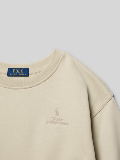 Produktfoto, Regular Fit sweatshirt uit katoenmix van Polo Ralph Lauren Teens, look: effen, labelstitching, gestikt logo, ronde hals, lange mouw, mouwboord, rompzoom, sweat, katoenmix