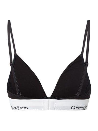 Calvin Klein Underwear Biustonosz trójkątny z dodatkiem streczu  Czarny 3