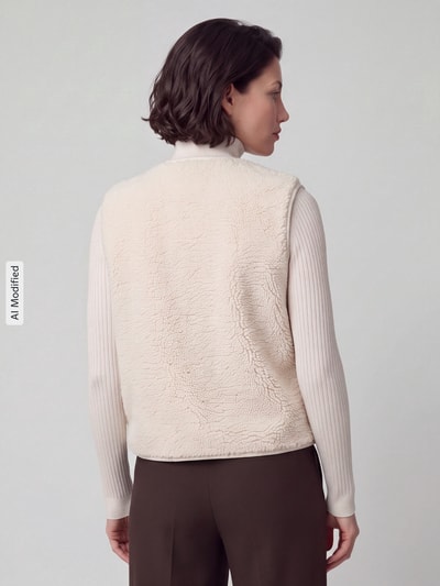 Levi's® 300 Teddyweste mit aufgesetzten Taschen Offwhite 5