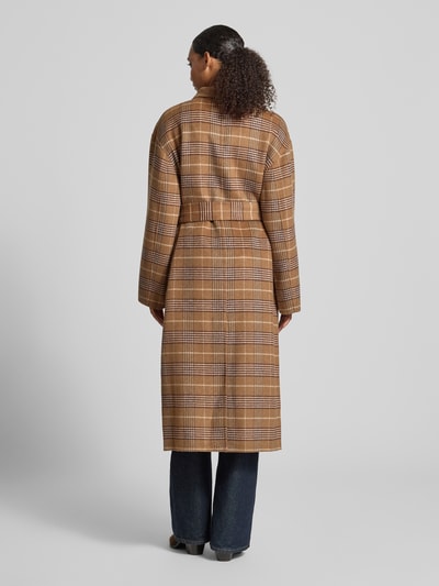 Jake*s Collection Regular fit lange jas met wol Camel - 5