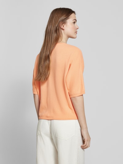 Luisa Cerano Gebreide pullover met 1/2-mouwen Oranje - 5