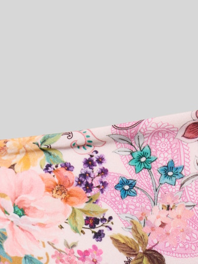 Produktfoto, Bikinihose im Allover-Look Modell 'PRETTY BOHO' von WATERCULT, wzór na całej powierzchni, mieszanka materiałów z dodatkiem streczu, dopasowany krój, kolorowy wzór kwiatowy, wyrazista struktura tkaniny