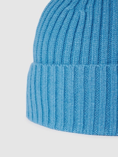 Jake*s Casual Beanie mit Ripp-Struktur Blau 2