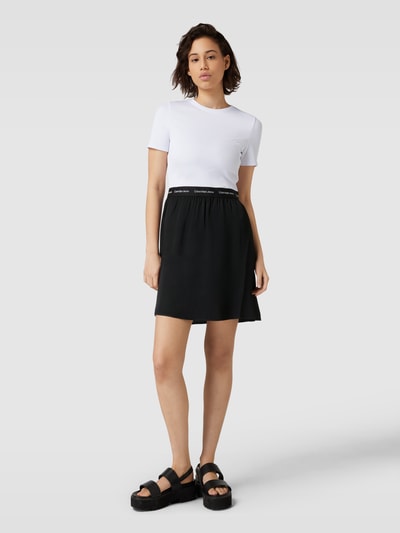 Calvin Klein Jeans Mini-jurk in laagjeslook Wit - 1