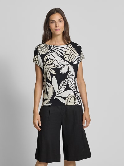 s.Oliver RED LABEL Relaxed Fit T-Shirt aus Viskose-Mix Black 4