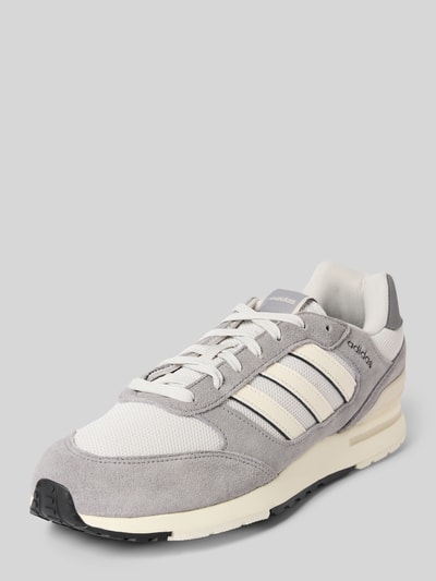 adidas Sportswear Ledersneaker mit Label-Schriftzug Mittelgrau 1