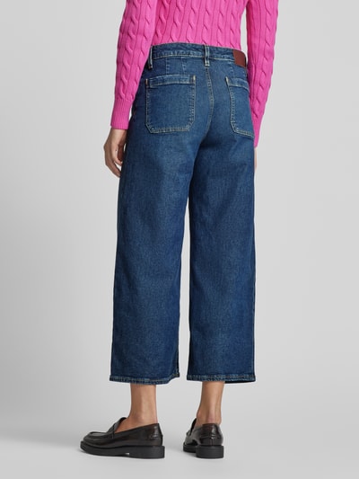 Lauren Ralph Lauren Wide Leg Jeans mit verkürztem Schnitt Modell 'SAIRA' Hellblau 5