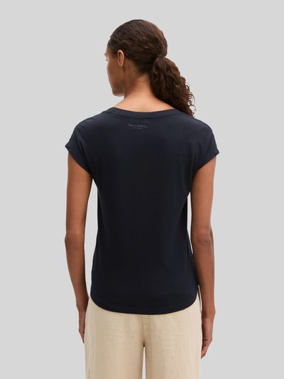 Marc O'Polo Regular Fit T-Shirt aus reiner Baumwolle Marine 5