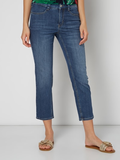 MAC Straight fit jeans met stretch Jeansblauw - 4