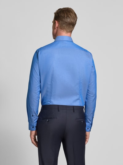 Jake*s Regular fit zakelijk overhemd met kentkraag Koningsblauw - 5