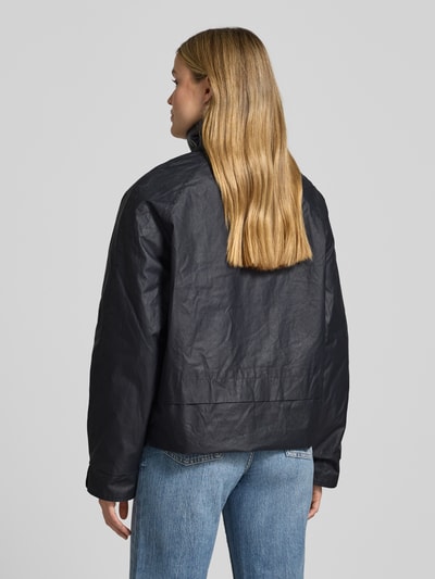 ICHI Jacke mit Umlegekragen und Eingrifftaschen Modell 'GANILO' Marine 5