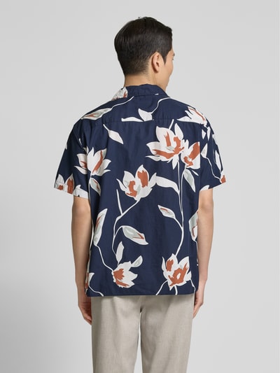 Jack & Jones Premium Koszula casualowa o kroju regular fit z kołnierzykiem typu resort model ‘PALERMO’ Ciemnoniebieski 5