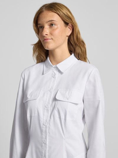 Bardot Sukienka wieczorowa z listwą guzikową model ‘AGATHA’ Biały 3