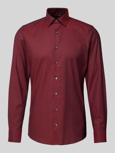 OLYMP Level Five Slim Fit Businesshemd aus Baumwoll-Mix Rot 2