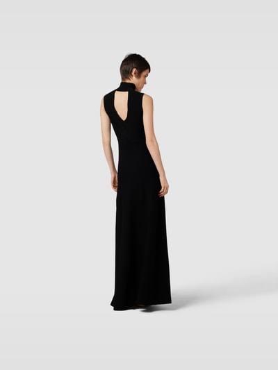 Victoria Beckham Maxikleid mit Lochmuster Black 5