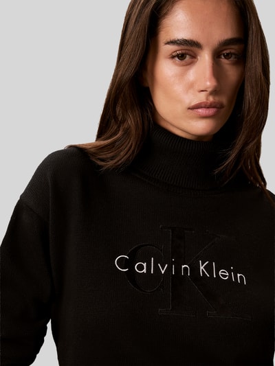 Calvin Klein Jeans Regular Fit Pullover aus reiner Baumwolle Black 3