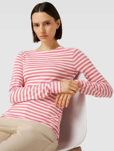 Marc O'Polo Longsleeve mit Streifenmuster Pink 3