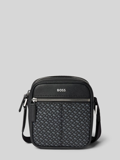 BOSS Crossbody Bag mit Label-Print Modell 'Zair' Black 2