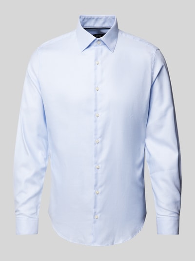 Jake*s Slim Fit Business-Hemd mit Kentkragen Bleu 2