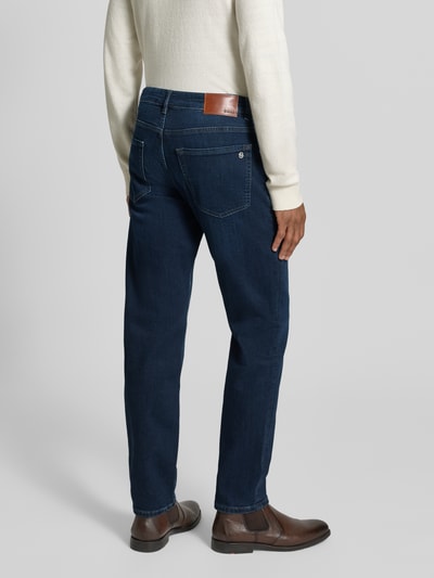 BOSS Orange Regular Fit Jeans aus Baumwoll-Mix Modell 'RE.MAINE' Dunkelblau 5