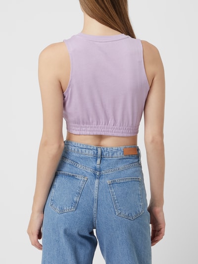 Pieces Crop Top aus Baumwollmischung Modell 'Videl' Flieder 5