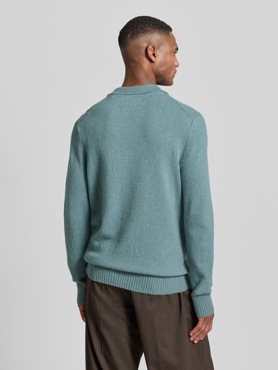 Marc O'Polo Regular Fit Strickpullover aus Woll-Mix  Eisblau 5