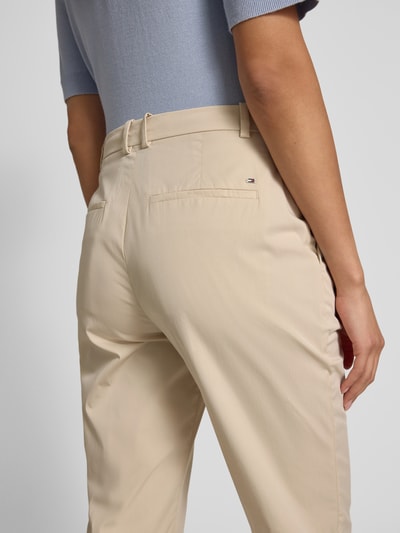 Tommy Hilfiger Slim fit chino van katoenmix Zand - 3
