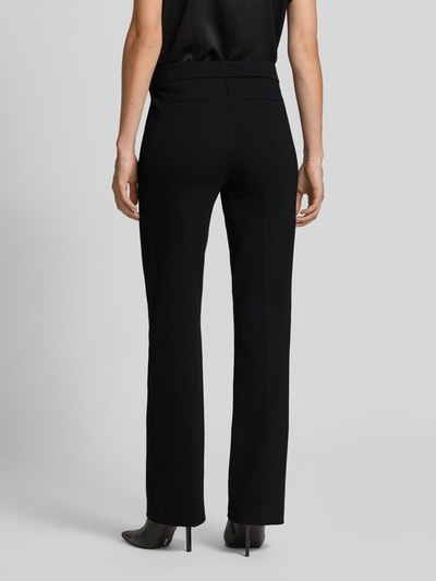 STEHMANN Spodnie materiałowe z kieszeniami z tyłu model ‘Editta’ Czarny 5