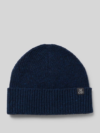 Marc O'Polo Czapka z mieszanki wełny Granatowy 1