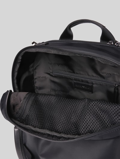 Emporio Armani Rucksack mit Label-Detail Black 5