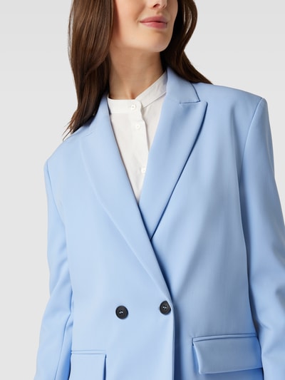 REVIEW Blazer mit Reverskragen Bleu 3
