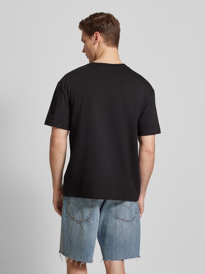 Calvin Klein Jeans T-Shirt mit Label- und Motiv-Print Modell 'CIRCLE FREQUENCY' Black 5