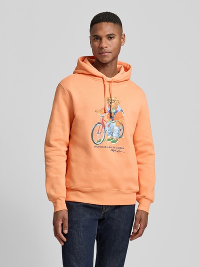 Polo Ralph Lauren regular fit hoodie van katoenmix Oranje - 4