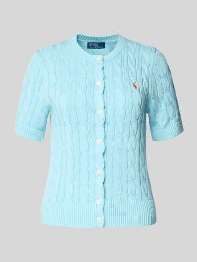 Polo Ralph Lauren Cardigan met kabelpatroon en 1/2-mouwen Blauw - 2